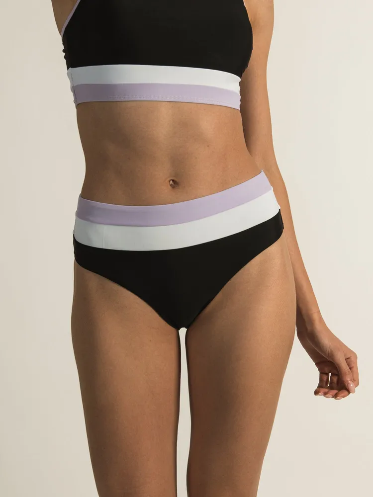 SKINNY DIP HIGH WAIST COLOUR BLOCK BOTTOM