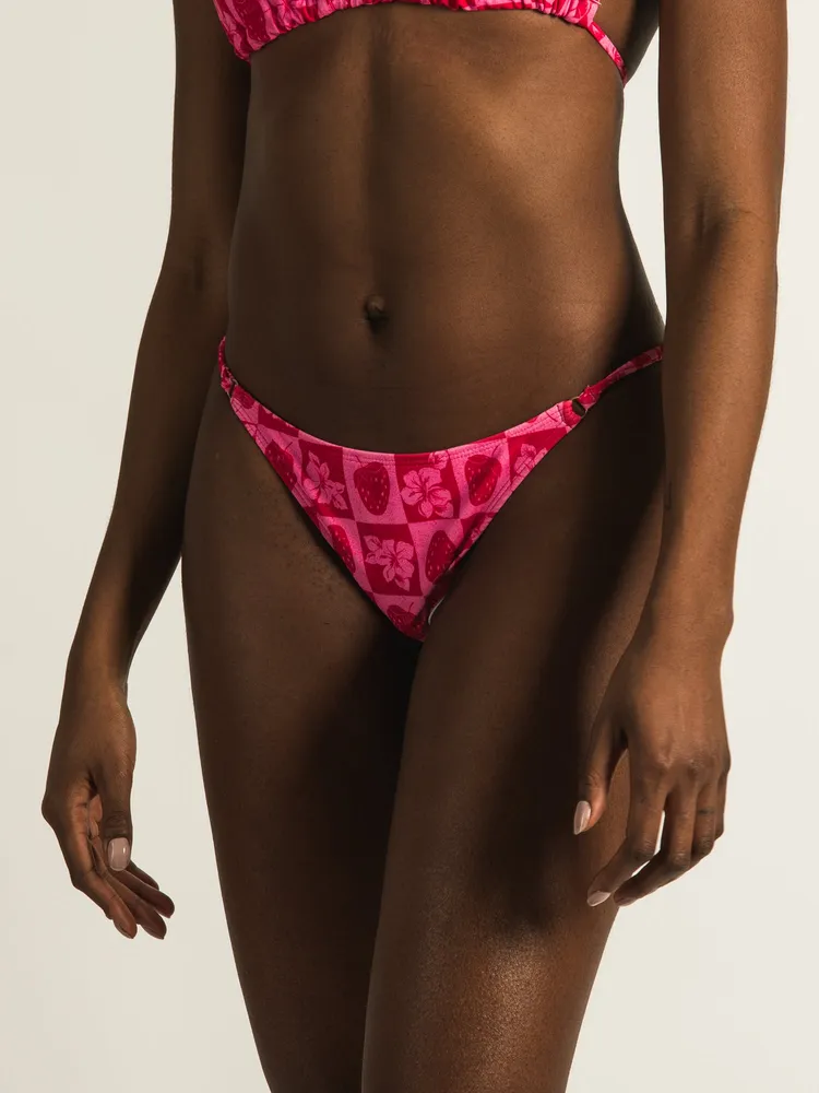 SKINNY DIP BERRY CRUSH SCRUNCH STRING BOTTOM