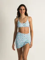 SKINNY DIP BIG DAISY SCRUNCH SKIRT