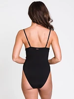 BAE-SIK BELTED ONE-PIECE - CLEARANCE