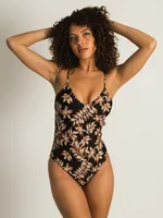 SKINNY DIP LEAF PAST CROSSBACK ONE-PIECE