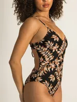 SKINNY DIP LEAF PAST CROSSBACK ONE-PIECE