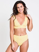 GOLDEN GIRL VNECK BIKINI TOP - CLEARANCE