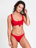 VITAMIN SEA RIB KNOTTED BIKINI TOP - CLEARANCE