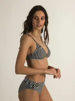 SKINNY DIP VICHY RUFFLE BRALETTE