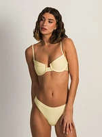HAUT À ARMATURES ALIX – JAUNE
