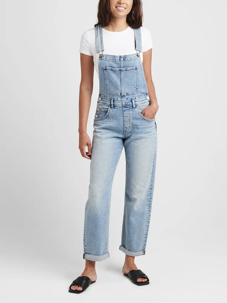 SILVER JEANS 28 BAGGY OVERALL