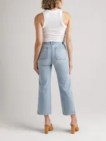 SILVER JEANS PATCH POCKET WIDE LEG - CLEARANCE