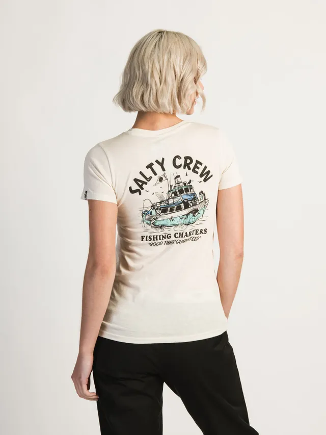SALTY CREW Salty Crew Fishstone Standard T-shirt Brown L
