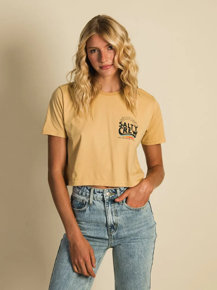 SALTY CREW WAVE CROP T-SHIRT