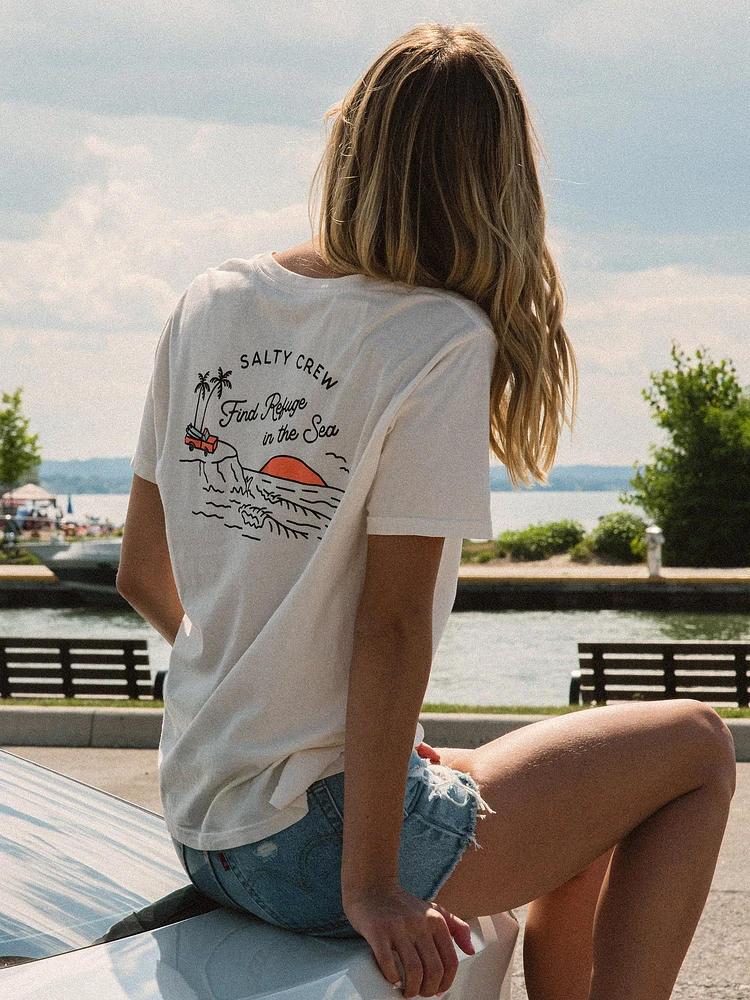 SALTY CREW LOOKOUT BOYFRIEND T-SHIRT