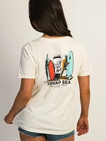 SALTY CREW SIP AND SEA BOYFRIEND T-SHIRT