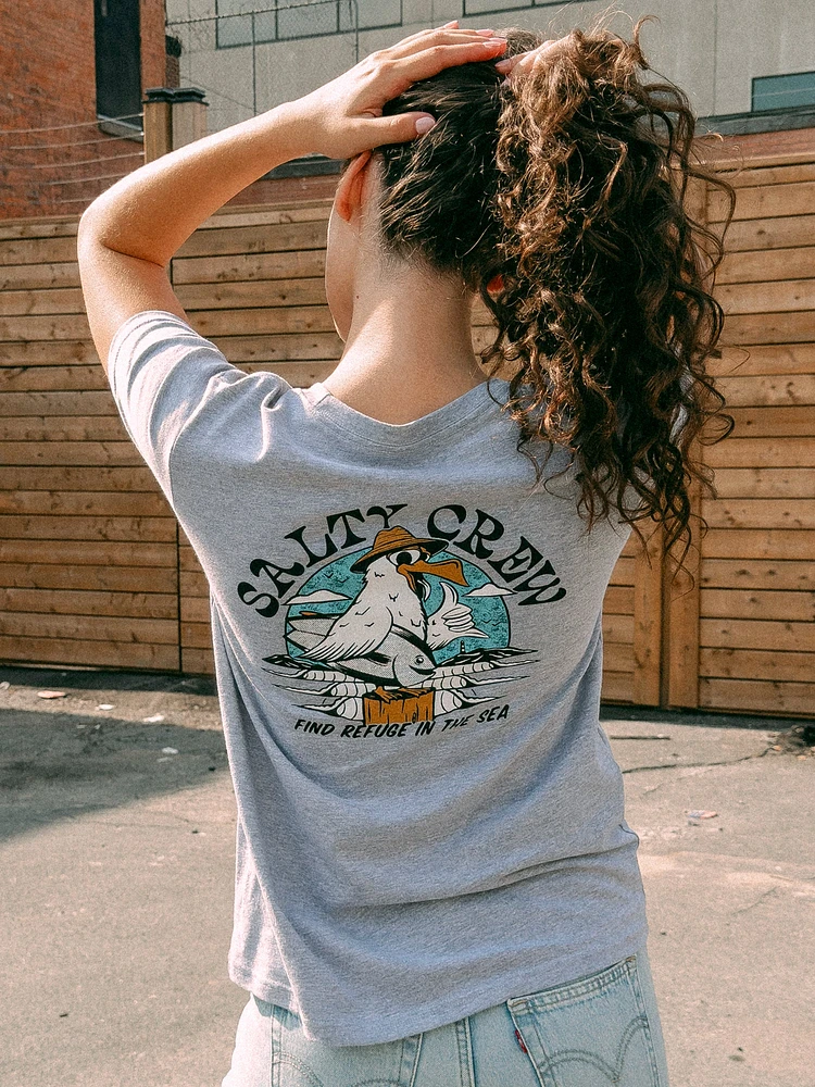 T-SHIRT SALTY CREW GONE FISHING BOYFRIEND