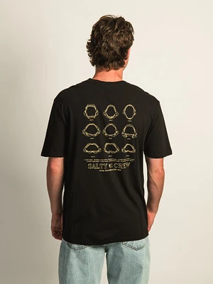 SALTY CREW JAWBONE CLASSIC S/S T - NOIR