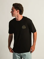 SALTY CREW JAWBONE CLASSIC S/S T - NOIR
