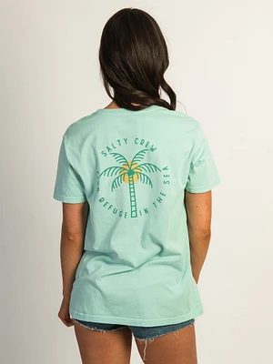 SALTY CREW QUEEN PALM BOYFRIEND T-SHIRT