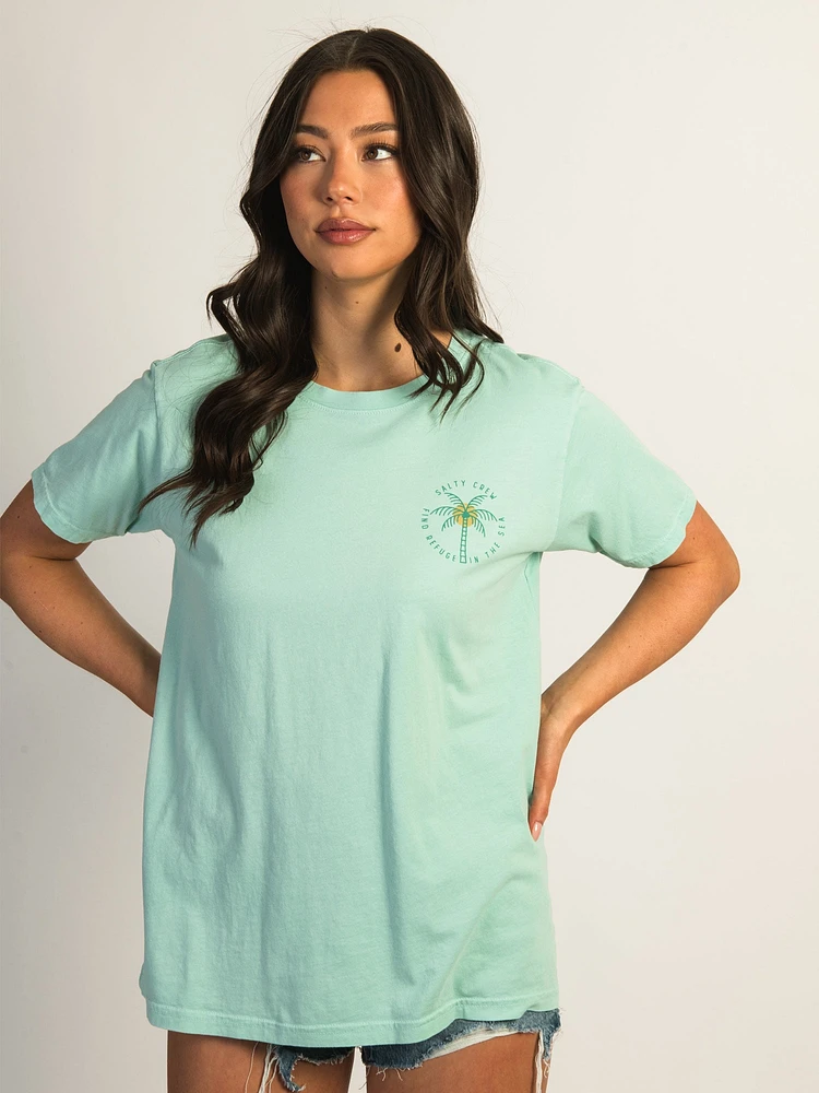 SALTY CREW QUEEN PALM BOYFRIEND T-SHIRT