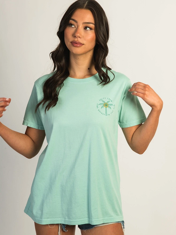 SALTY CREW QUEEN PALM BOYFRIEND T-SHIRT