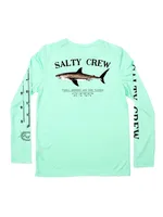 KIDS SALTY CREW YOUTH BOYS BRUCE LONG SLEEVE TEE - CLEARANCE