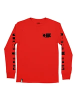 KIDS SALTY CREW YOUTH BOYS ALPHA FLAG LONG SLEEVE TEE - CLEARANCE