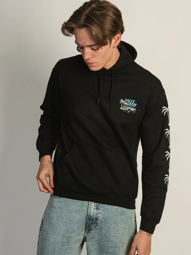 SALTY CREW OFF TRAIL PULLOVER HOODIE - BLACK