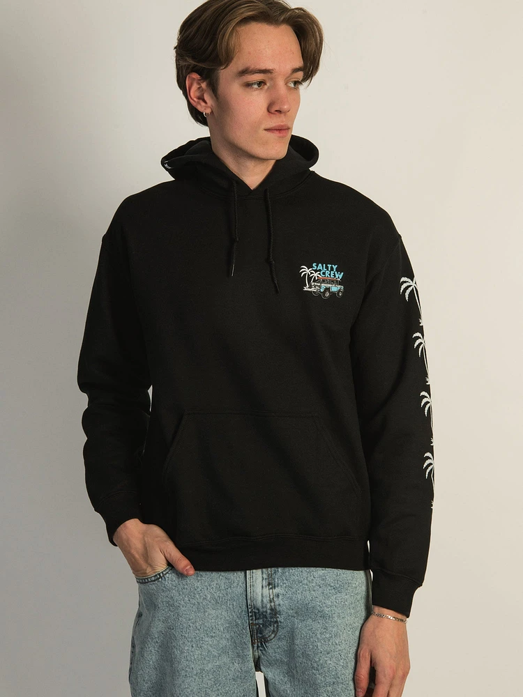 SALTY CREW OFF TRAIL PULLOVER HOODIE - BLACK