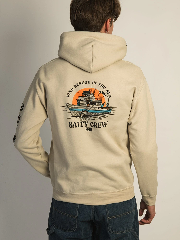 HOODIE SALTY CREW DAY CHARTER P/O - SABLE