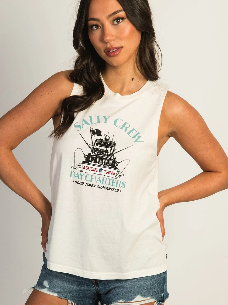 SALTY CREW FISHING MUSCLE TANK TOP