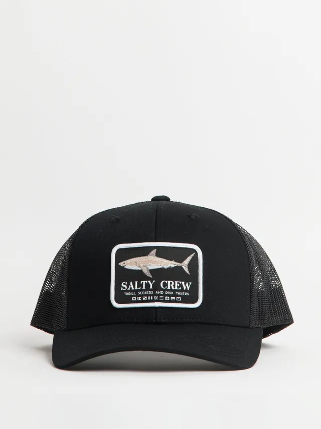 Salty Crew Hat Cap Stealth Trucker Adjustable Black