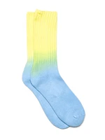 SCOUT & TRAIL OMBRE SOCKS - BLUE YELLOW - CLEARANCE