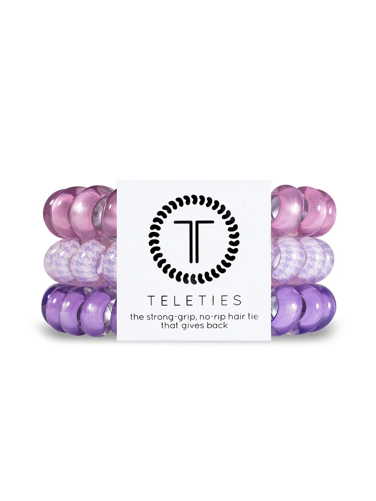 TELETIES HAIR TIE LG ROSE THISTLE - CLEARANCE