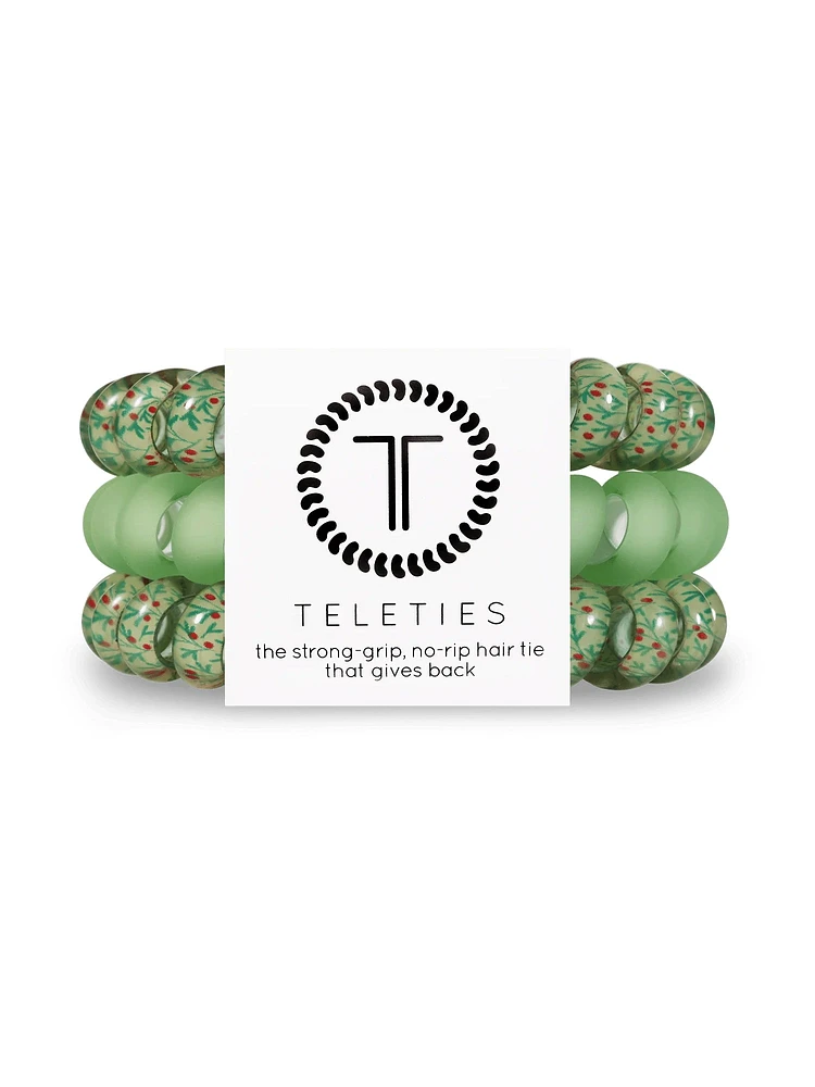 TELETIES HAIR TIE LARGE - BE HOLLY