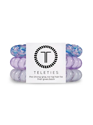 TELETIES ATTACHE CHEVEUX GRAND OASIS ORCHIDÉE