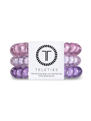 TELETIES HAIR TIE SML ROSE THISTLE - CLEARANCE