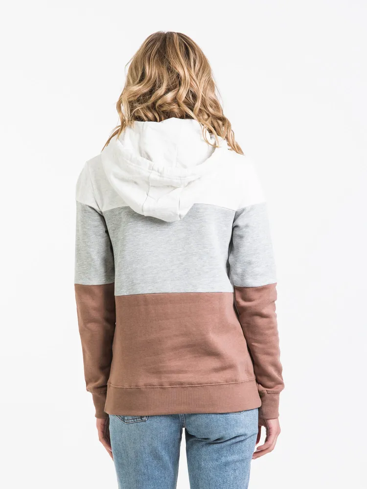 TENTREE TRI-BLOCKED BANSHEE CORK PATCH HOODIE - CLEARANCE