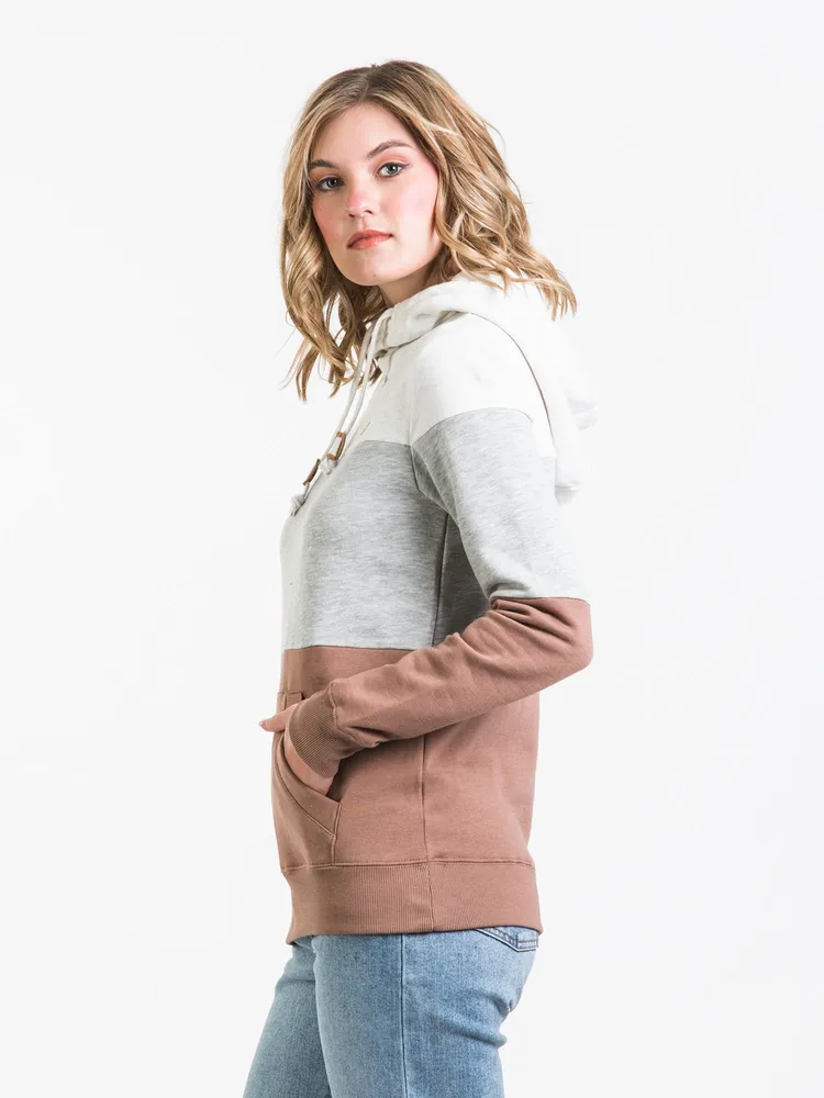 TENTREE TRI-BLOCKED BANSHEE CORK PATCH HOODIE - CLEARANCE