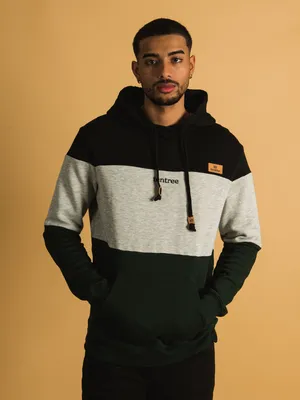 TENTREE BLOCKED EMBROIDERED REYNARD PULLOVER HOODIE - CLEARANCE