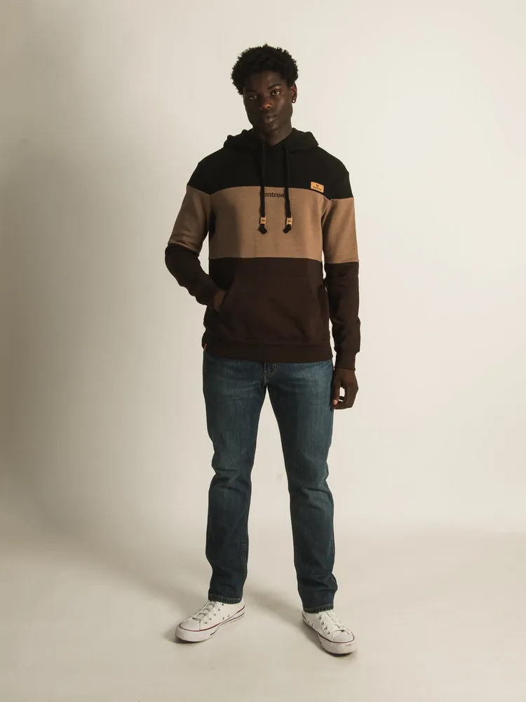 TENTREE BLOCKED EMBROIDERED REYNARD PULLOVER HOODIE - CLEARANCE