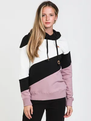 TENTREE ANGLE BLOCKED CORK PATCH HOODIE - CLEARANCE