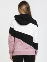 TENTREE ANGLE BLOCKED CORK PATCH HOODIE - CLEARANCE