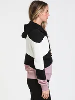 TENTREE ANGLE BLOCKED CORK PATCH HOODIE - CLEARANCE