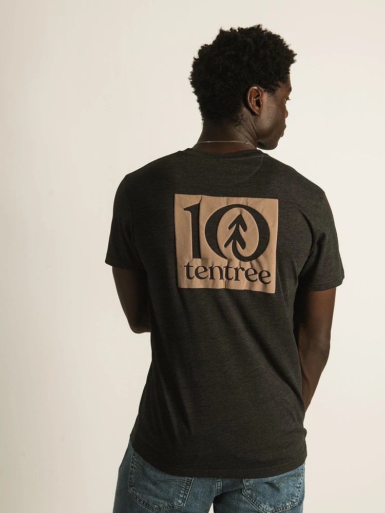 TENTREE LOGO BLOCK PUFF T-SHIRT