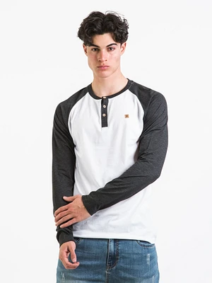 TENTREE TREEBLEND CLASSIC LONG SLEEVE HENLEY - CLEARANCE