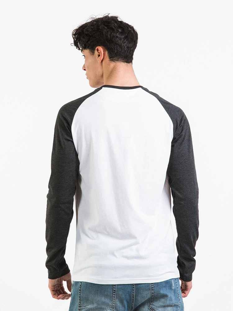 TENTREE TREEBLEND CLASSIC LONG SLEEVE HENLEY - CLEARANCE