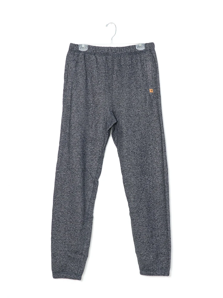 MENS UNWIND SWTPNT - BLACK MARLED CLEARANCE