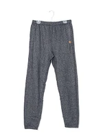 MENS UNWIND SWTPNT - BLACK MARLED CLEARANCE