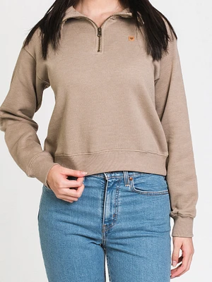 TENTREE BLOCKED 1/4 ZIP CORK PATCH - CLEARANCE