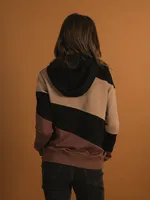 TENTREE ANGLE BLOCKED CORK HOODIE - CLEARANCE