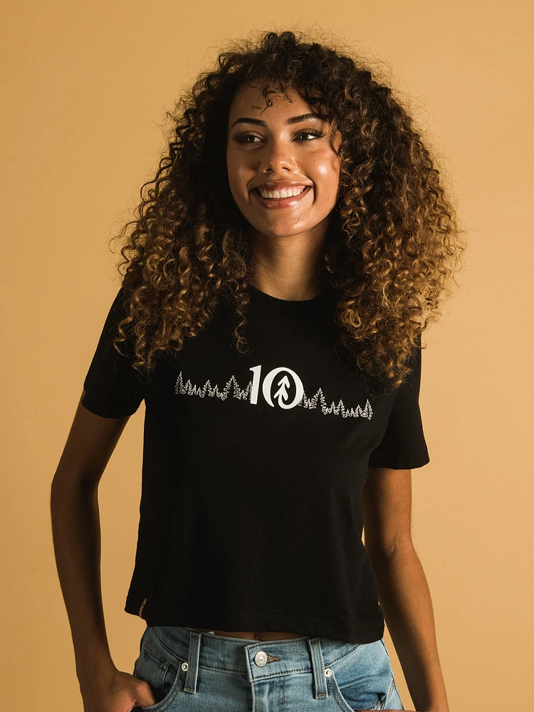 TENTREE TREELINE CROP T-SHIRT - CLEARANCE