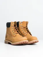 WOMENS TIMBERLAND 6" PREMIUM WHEAT NUBUCK BOOTS